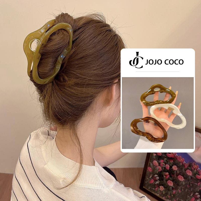 JOJO COCO Kẹp Tóc Đơn Giản Thời Trang Hàn Quốc Cho Nữ