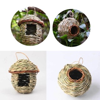 Tổ chim bằng rơm đan dùng trang trí