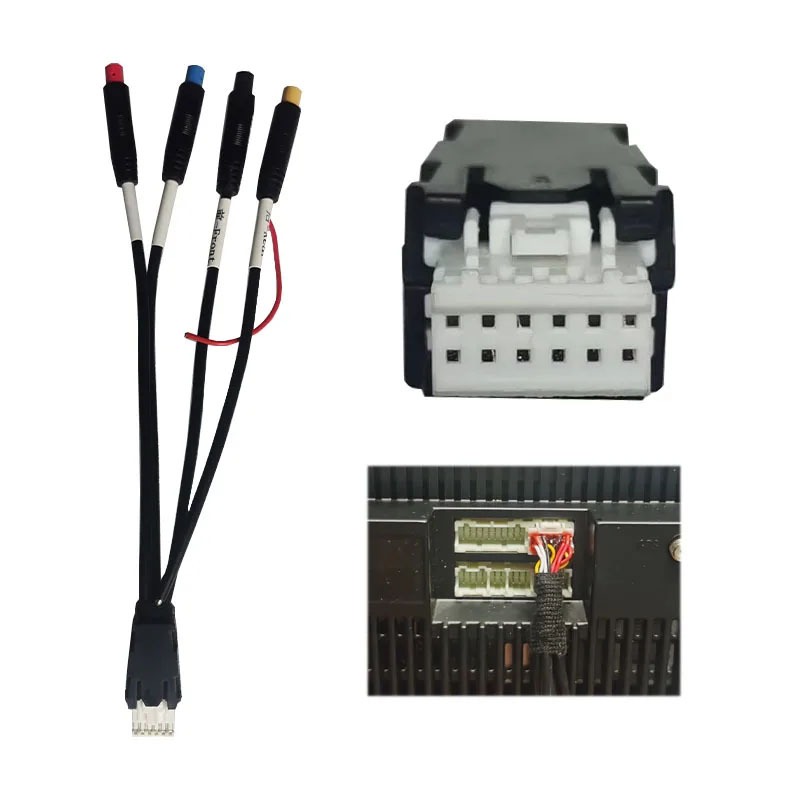 Đầu Chuyển Đổi Đầu Vào 12pin 360 Độ Chuyên Dụng Cho Máy Nghe Nhạc Android / Xe Hơi