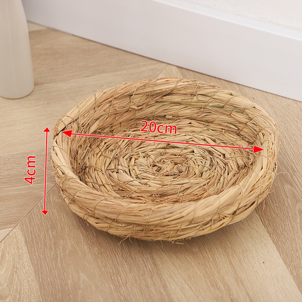 Tổ Chim Bằng Rơm Đan Dùng Trang Trí