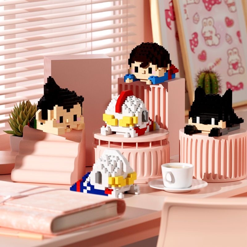 Khối Đồ Chơi Lắp Ráp Hình Gấu Trúc Nhỏ Dành Cho Bé