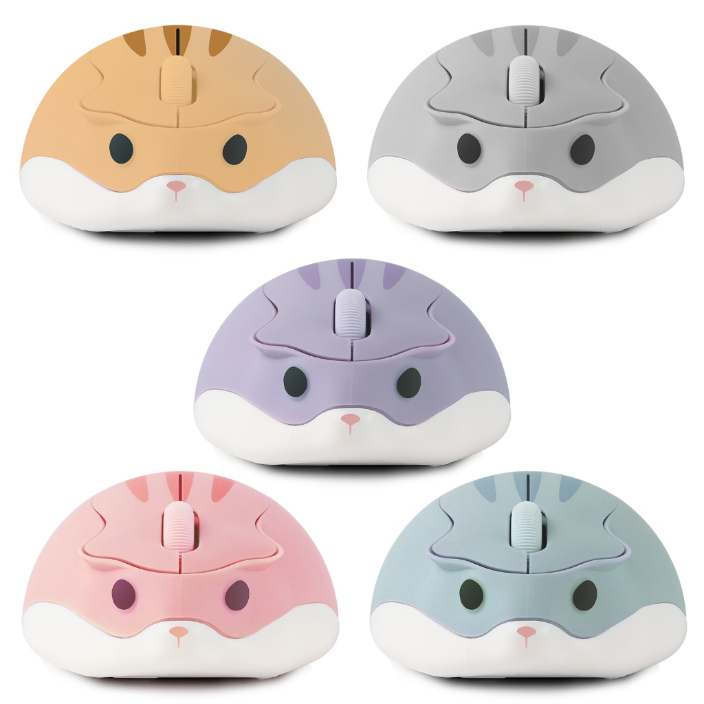 Chuột hamster 2.4ghz Không Dây 4000dpi usb Quang Học Dễ Thương