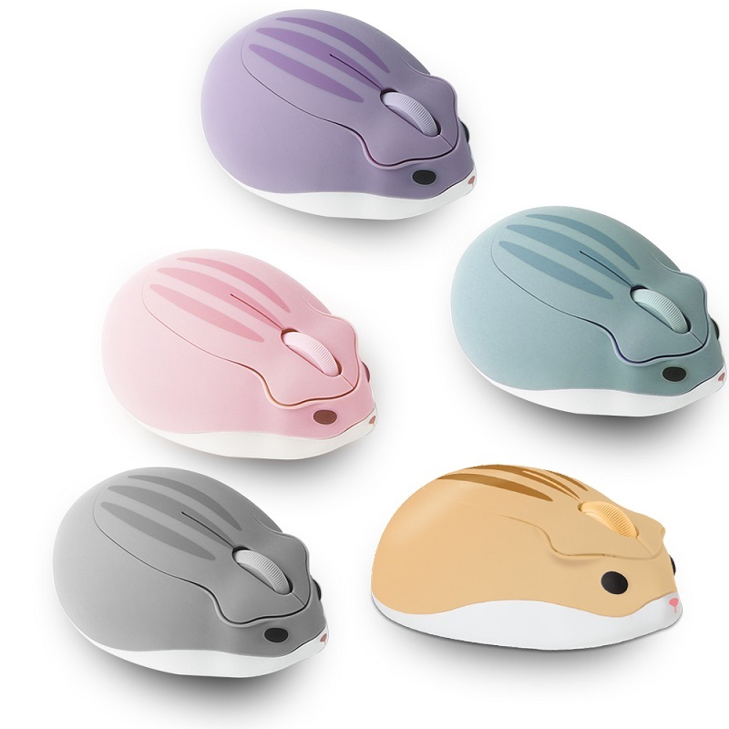 Chuột hamster 2.4ghz Không Dây 4000dpi usb Quang Học Dễ Thương