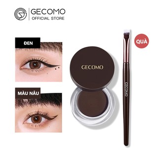 Gecomo Bút Kẻ Mắt Dạng gel Màu Lì Nhanh Khô Chống Thấm Nước Lâu Trôi
