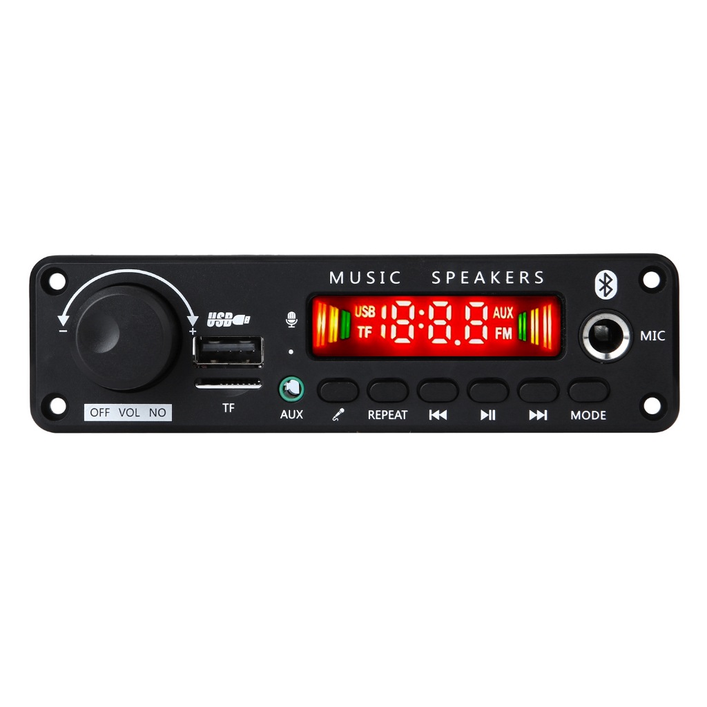 Bảng Mạch Khuếch Đại Âm Thanh mp3 12v-24v 150w 2 * 75w bluetooth mp3 Cho Xe Hơi