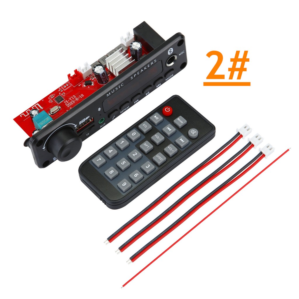 Bảng Mạch Khuếch Đại Âm Thanh mp3 12v-24v 150w 2 * 75w bluetooth mp3 Cho Xe Hơi
