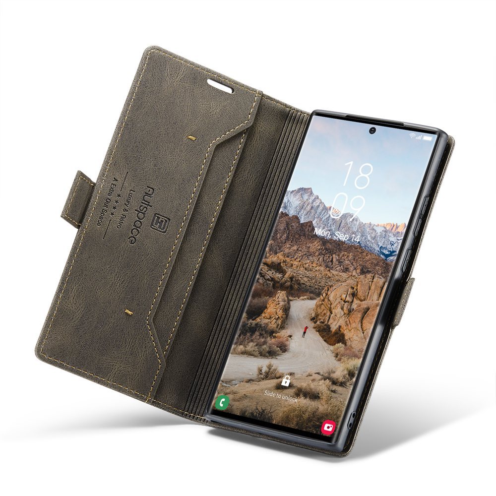 Bao Da pu Điện Thoại Nắp Lật Nam Châm Kiêm Ví Cho samsung galaxy s23 s22 ultra plus