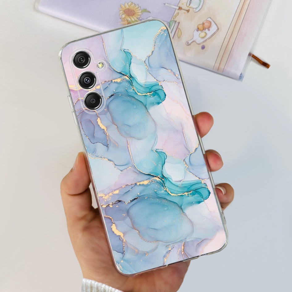 Ôp Điện Thoại Silicon Dẻo Họa Tiết Hoa Xinh Xắn Cho samsung galaxy m14 m34 m54 5g case 2023 samsung m34 5g sm-m346b Vỏ