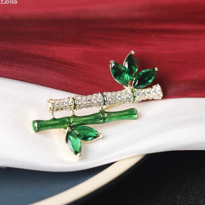 Mới Trâm Cài Áo Bằng Tre Thiết Kế Đơn Giản Dễ Phối Đồ