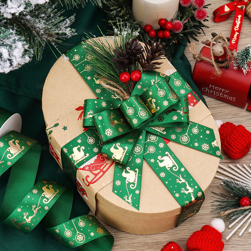 Cuộn Dây Ruy Băng 9.1Mres Trang Trí Giáng Sinh