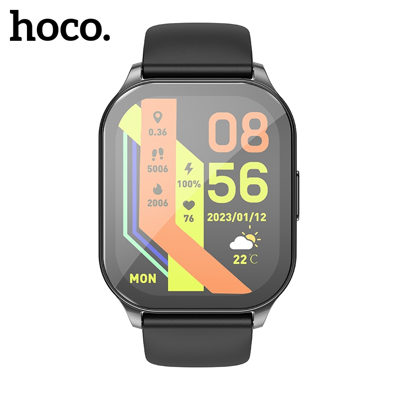Đồng Hồ Thể Thao Thông Minh hoco y19 bluetooth 5.2 ip68 Màn Hình Cảm Ứng Chống Thấm Nước