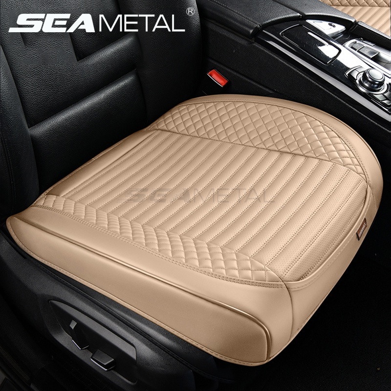 bọc ghế ô tô SEAMETAL Đệm Da Pu Mềm Lót Ghế Ngồi Xe Hơi Chống Trượt Thoáng Khí