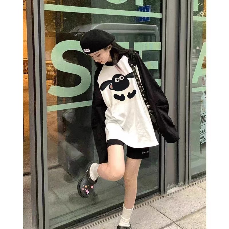 SOERVIMY áo phông áo thun nữ hoodie thời trang Fashion Trendy Casual WMY230011U 40Z231007