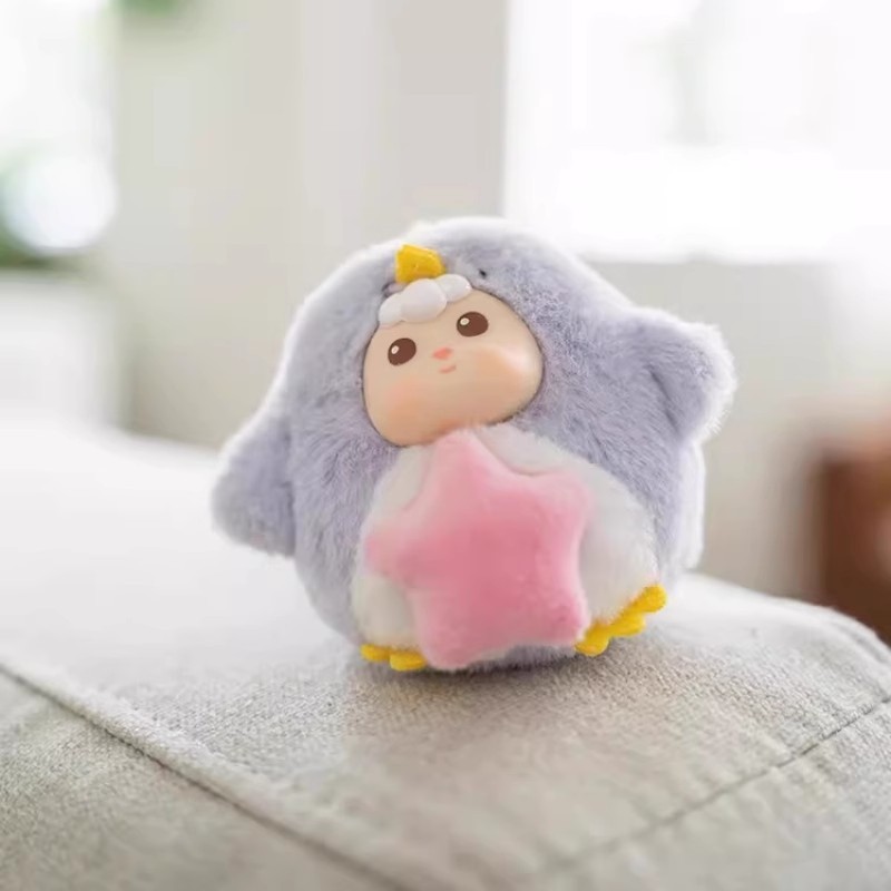 Đồ Chơi Mô Hình Động Vật kawaii Lông Cừu bafengte Baaring zoo series Hộp Mù