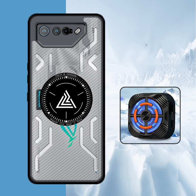 Bao Da Điện Thoại Từ Tính Làm Mát Cho asus zenfone rog 7 pro 5g rog 6 pro rog 7 pro Ốp