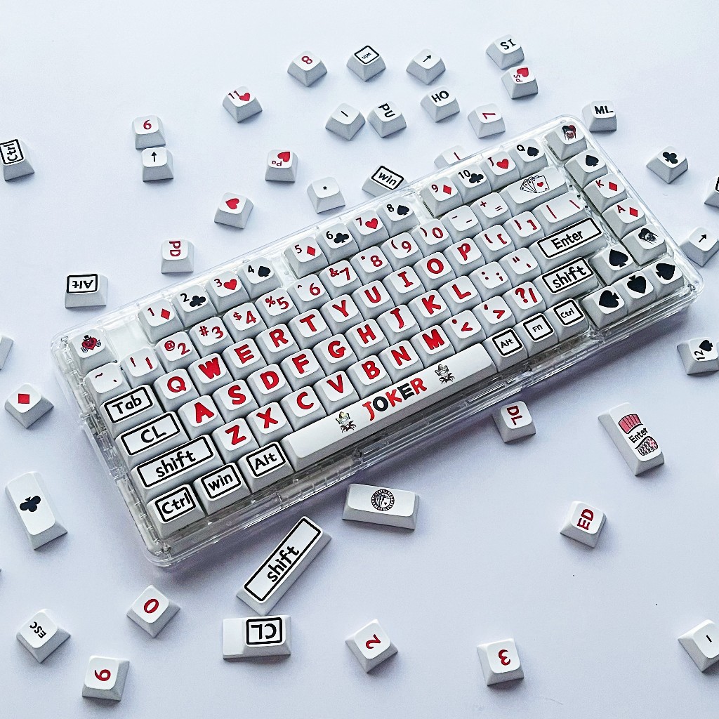 GMK Poker Master Keycap, 126 Phím Keycaps PBT XDA Profile DYE-SUB Cá Tính Cho MX Công Tắc Bàn Phím Cơ