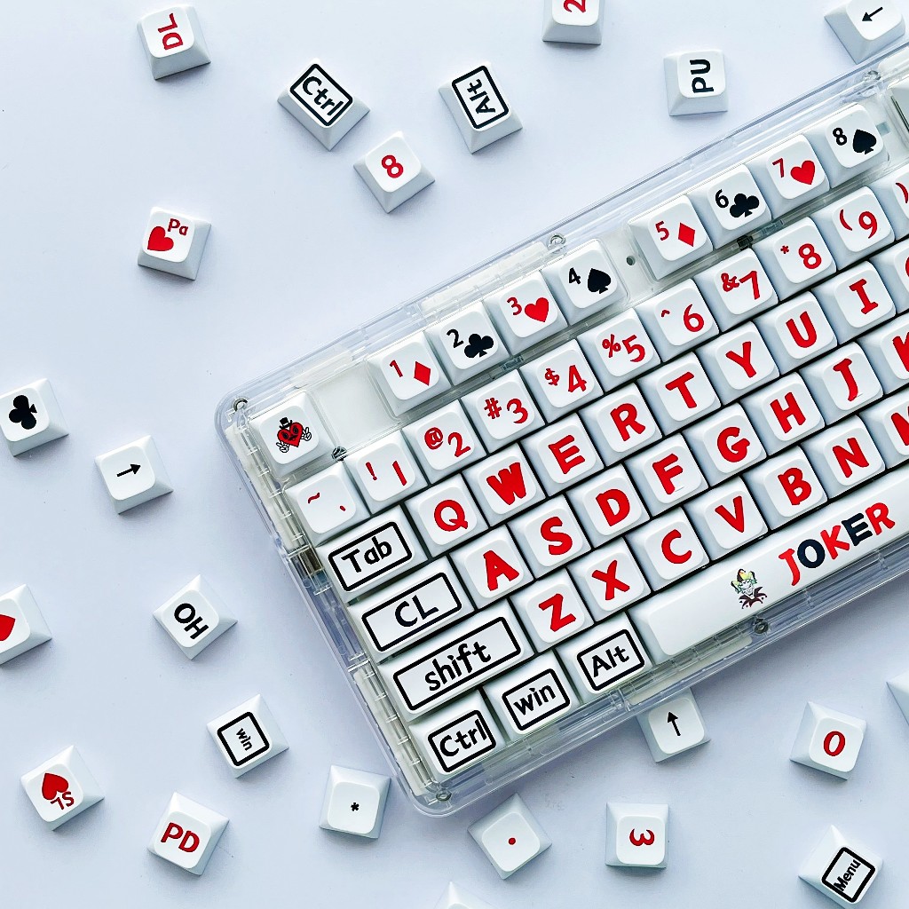 GMK Poker Master Keycap, 126 Phím Keycaps PBT XDA Profile DYE-SUB Cá Tính Cho MX Công Tắc Bàn Phím Cơ