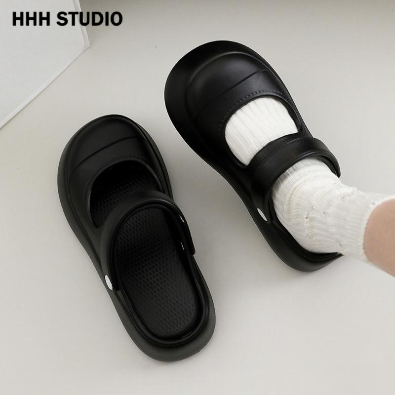 HHH Dép sandal nữ dép đi biển dép mary jane Đế Dày 2023NEW Thoải Mái Xinh Xắn 23062806