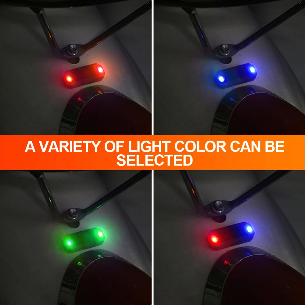 Ô tô xe máy chống trộm báo động LED ánh sáng ban đêm năng lượng mặt trời cảnh báo ánh sáng LED nhấp nháy chỉ báo ánh sáng cảnh báo nhấp nháy