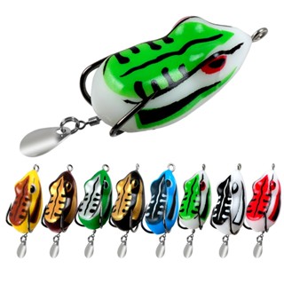 Mồi Câu Cá Giả Hình Ếch Mềm 4cm 5.5g Kèm Móc Câu Tiện Dụng Super Frog Lure