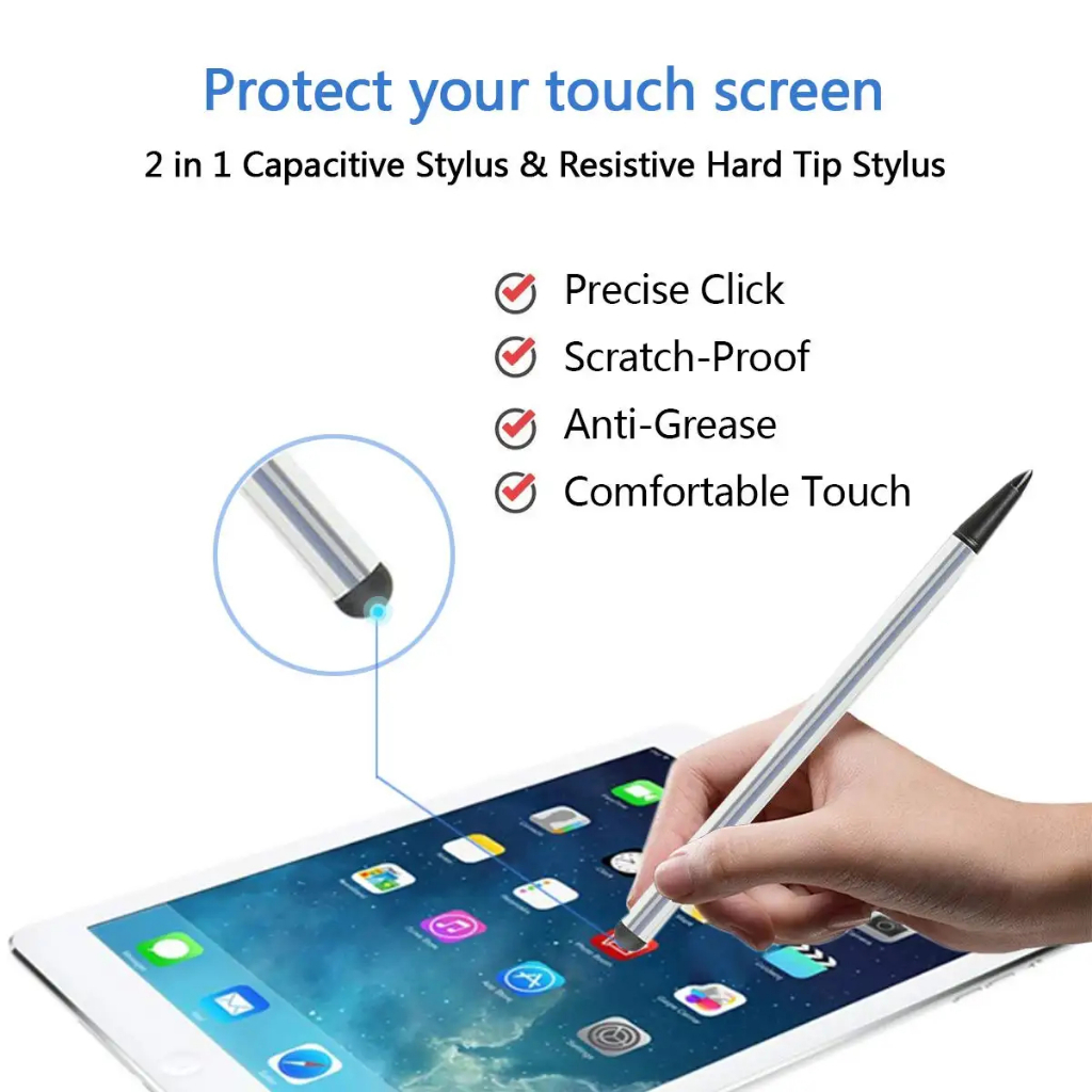 Bút Cảm Ứng Màn Hình 12cm Bằng Kim Loại Chất Lượng Cao Cho Điện Thoại