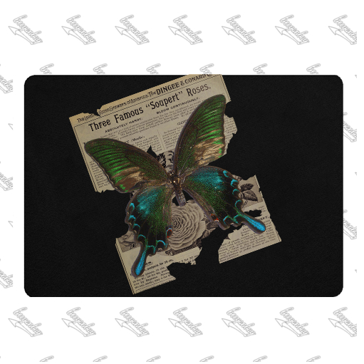 Áo sweater nam đen IFXBYT mùa thu và mùa đông vintage in hình unisex 100% cotton-B0093