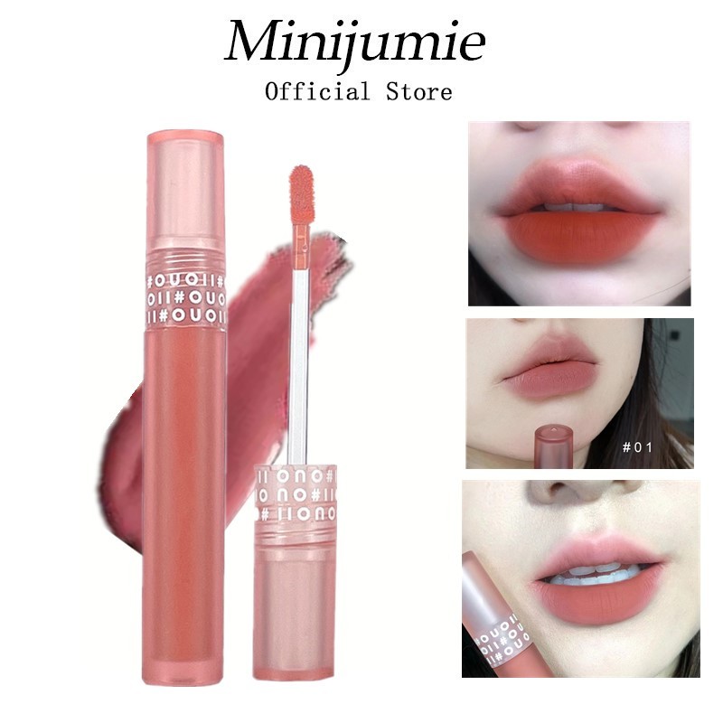 Minijumie Son Lì Dạng Lỏng Lâu Trôi Chống Thấm Nước Màu Sắc Tự Nhiên 3ml