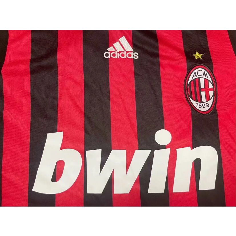 Áo Bóng Đá Phong Cách vintage 08 09 10 ac milan