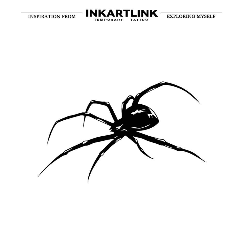 Miếng dán hình xăm nhện tạm thời lâu trôi không thấm nước kéo dài đến 15 ngày