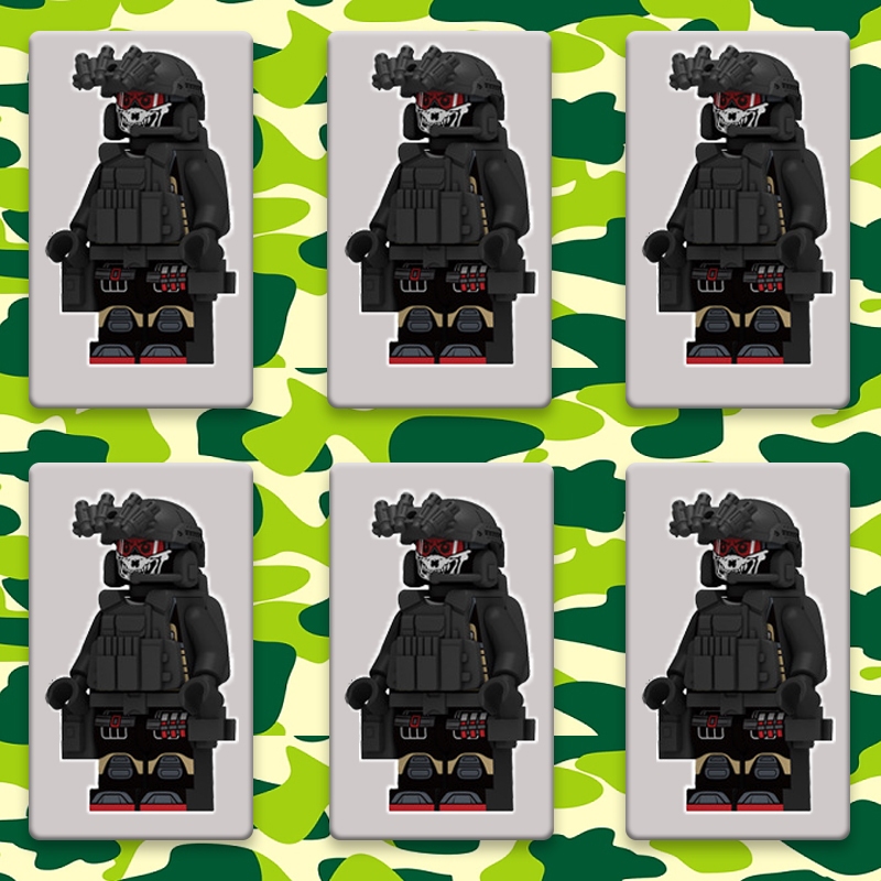 Mô Hình Tượng Quân Đội Minifigur team Cho Bé Trai