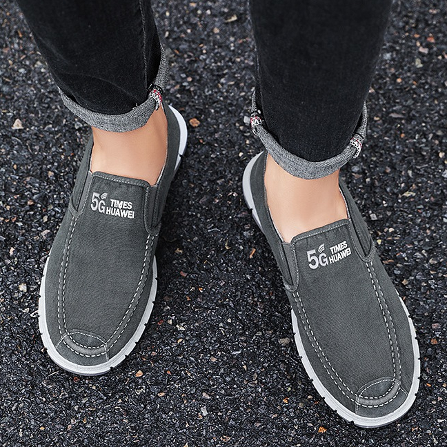 HUAHUA  Giày Lười Thiết Kế Mới Kiểu Dáng Đơn Giản Thời Trang Dành Cho Nam
