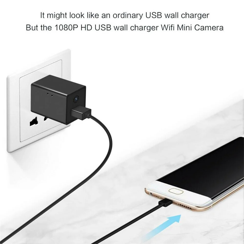 Máy Quay An Ninh mini 1080p full hd micro wifi Phích Cắm us eu Không Dây Thông Minh Bảo Vệ Nhà Ở