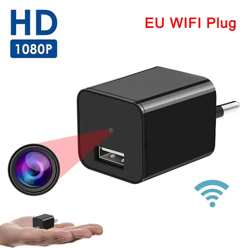 Máy Quay An Ninh mini 1080p full hd micro wifi Phích Cắm us eu Không Dây Thông Minh Bảo Vệ Nhà Ở