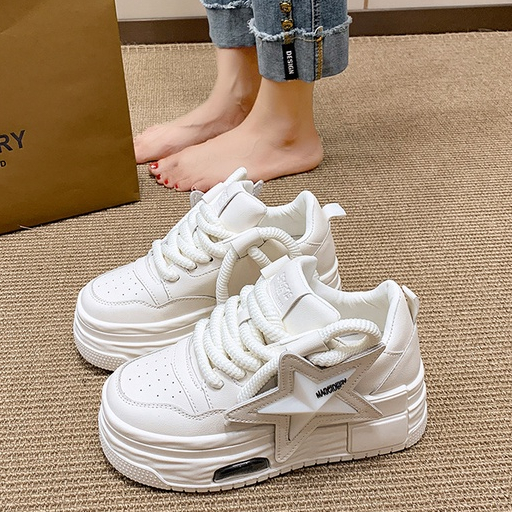 TENET   giày thể thao nữ đáy dày  Đẹp Phong cách đơn giản Đế chống trơn trượt Bảnh bao FYD23A0R4G 42Z231021