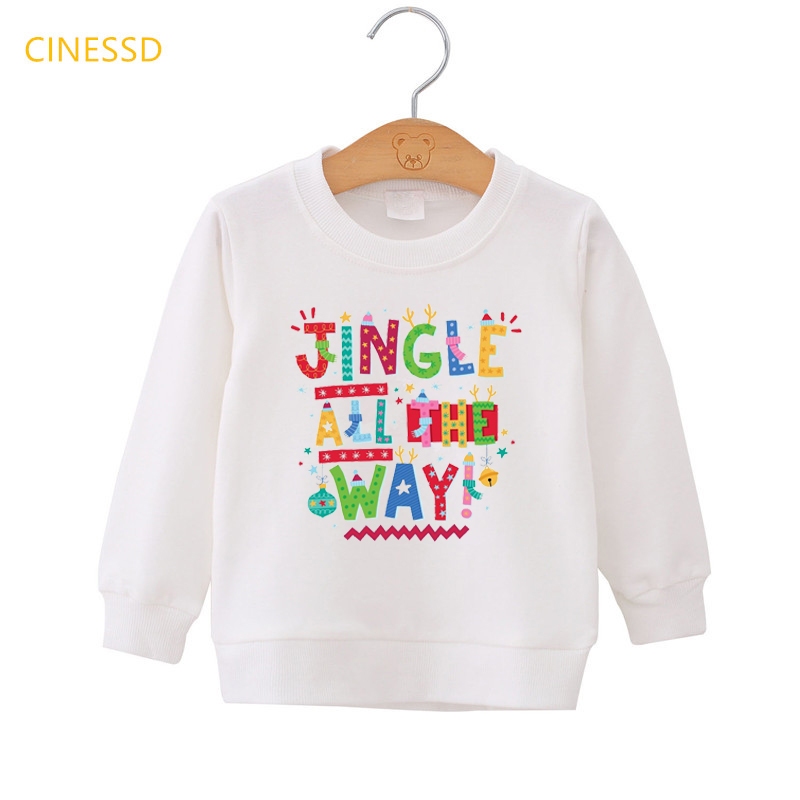 Áo Hoodie In Hình Cây Thông Giáng Sinh / Năm Mới Cho Bé 3-15 Tuổi