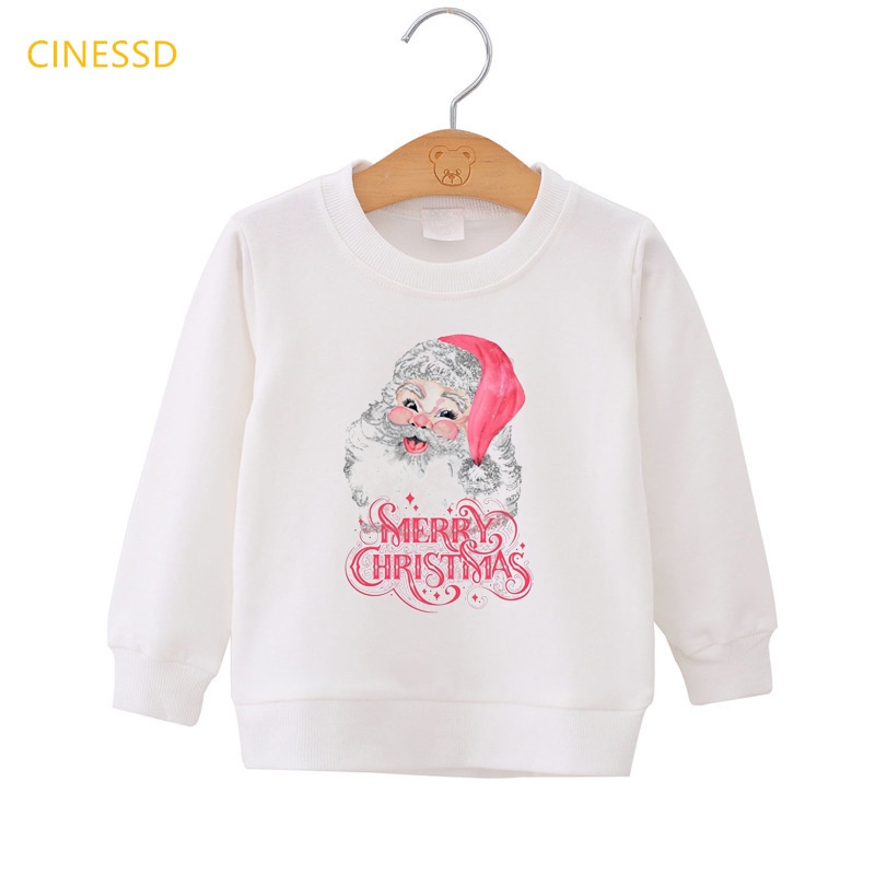 Áo Hoodie In Hình Cây Thông Giáng Sinh / Năm Mới Cho Bé 3-15 Tuổi