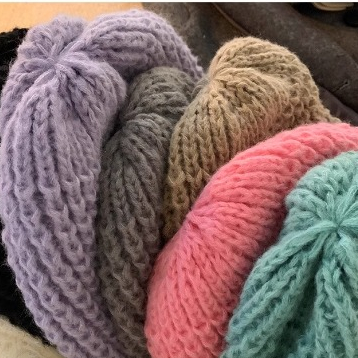 Mũ Len Dệt Kim Rộng Vành Phong Cách Nhật Bản Thời Trang Thu Đông Dành Cho Nữ