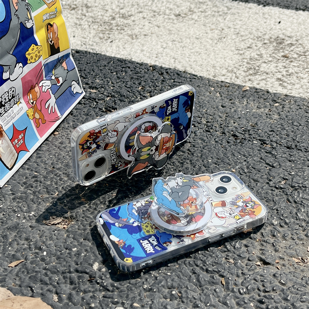 Ốp Điện Thoại Họa Tiết tom Và jerry Cho iphone 15 11 12 13 14 pro max