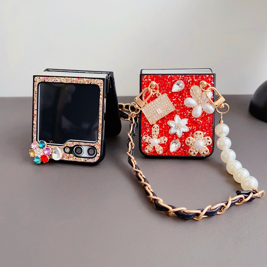 Ốp Bao Da Điện Thoại Siêu Mỏng Có Dây Đeo Cho samsung galaxy z flip 3 4 5 flip3 flip4 flip5