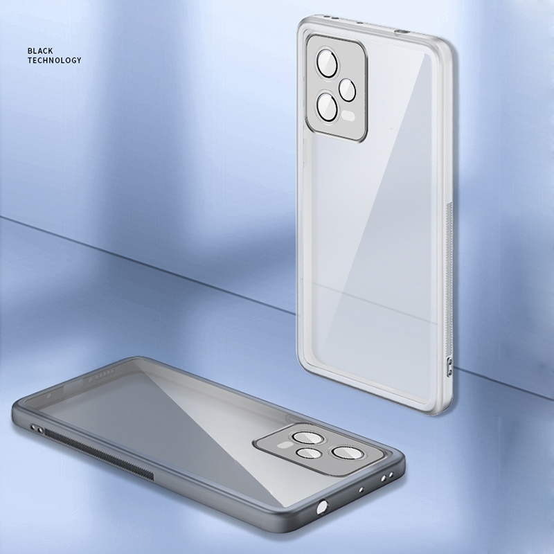 Ôp Điện Thoại Silicon Dẻo Trong Suốt Kèm Miếng Dán Màn Hình Bảo Vệ Camera Cho xiaomi poco x5 x3 nfc x3 gt m3 pro Ốp