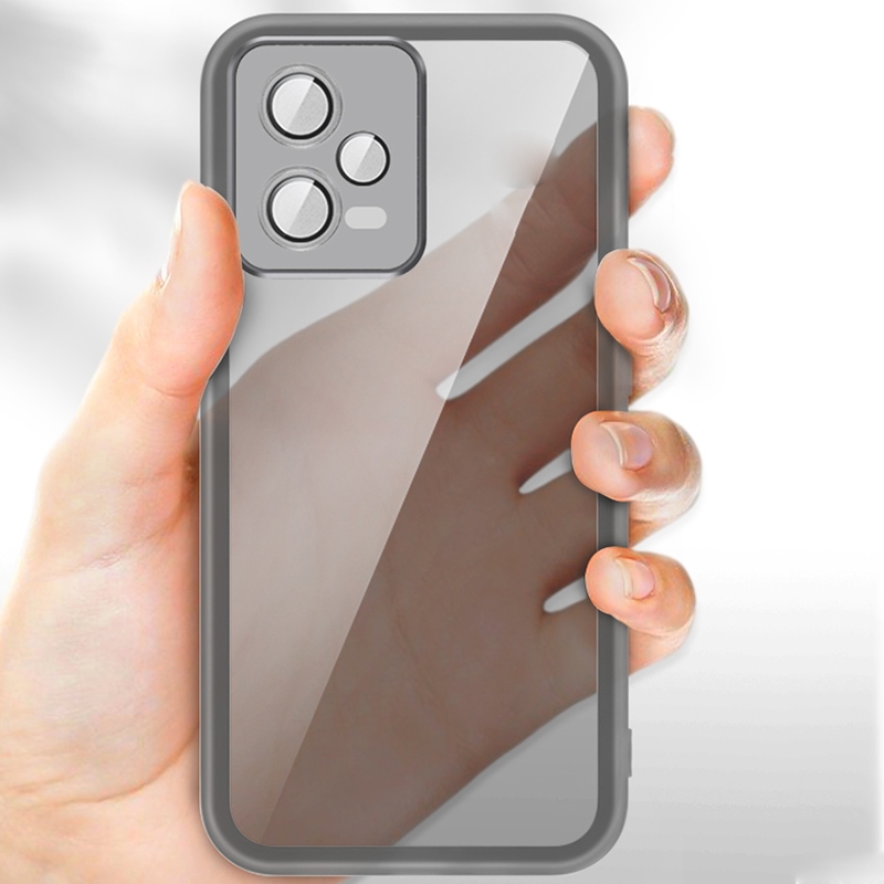 Ôp Điện Thoại Silicon Dẻo Trong Suốt Kèm Miếng Dán Màn Hình Bảo Vệ Camera Cho xiaomi poco x5 x3 nfc x3 gt m3 pro Ốp