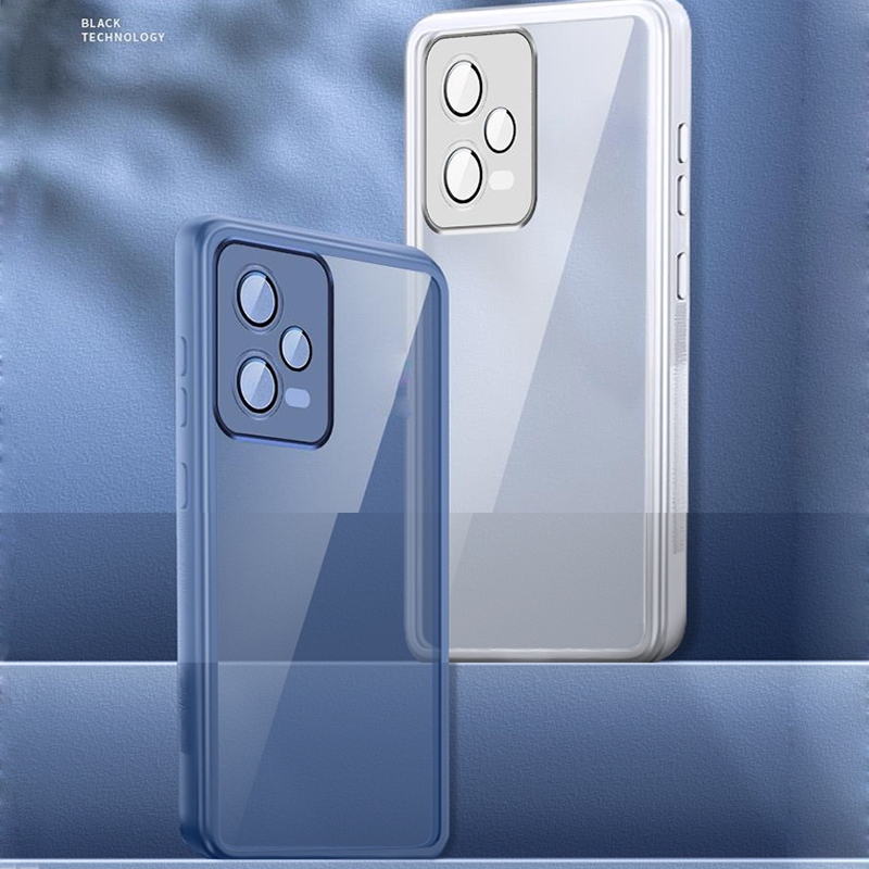 Ôp Điện Thoại Silicon Dẻo Trong Suốt Kèm Miếng Dán Màn Hình Bảo Vệ Camera Cho xiaomi poco x5 x3 nfc x3 gt m3 pro Ốp