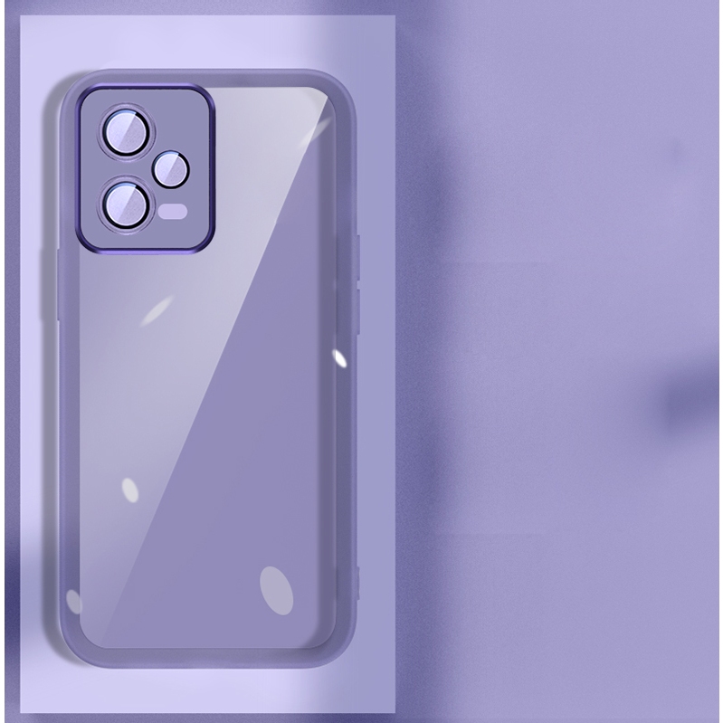 Ôp Điện Thoại Silicon Dẻo Trong Suốt Kèm Miếng Dán Màn Hình Bảo Vệ Camera Cho xiaomi poco x5 x3 nfc x3 gt m3 pro Ốp