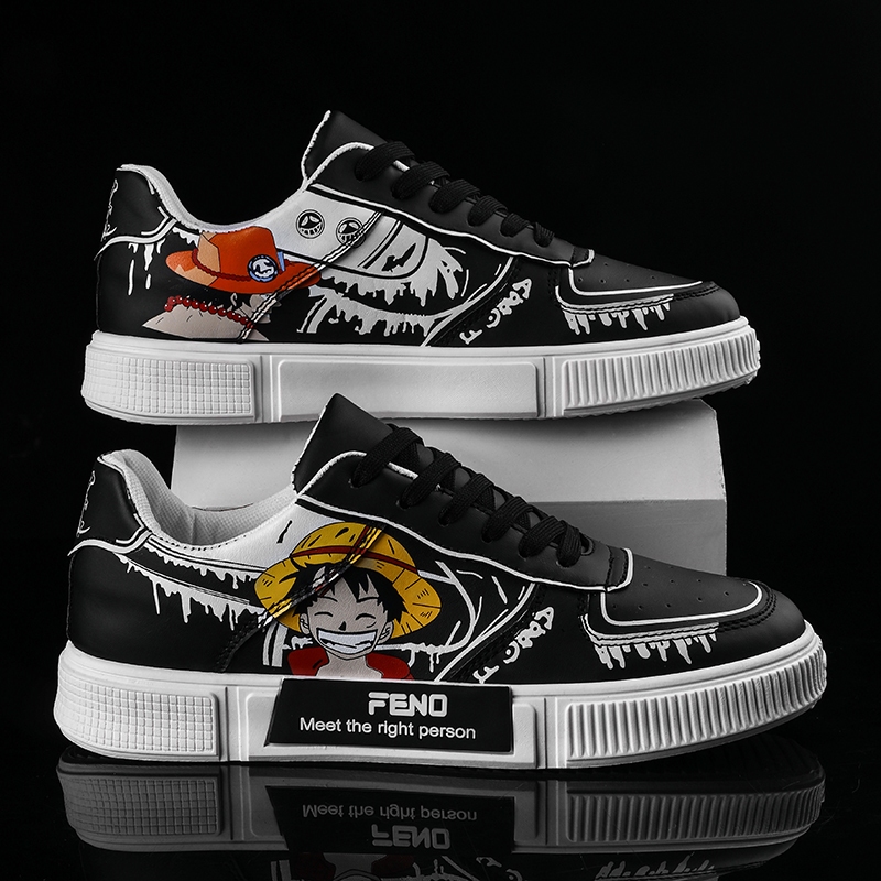 Giày Air Force No. Anime Demon Slayer Cho Nam 1 Đôi Vớ Cao Cổ Họa Tiết Hoạt Hình Graffi