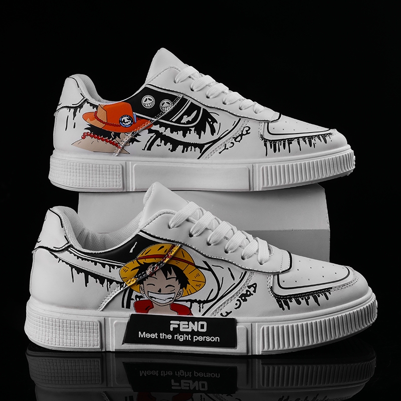 Giày Air Force No. Anime Demon Slayer Cho Nam 1 Đôi Vớ Cao Cổ Họa Tiết Hoạt Hình Graffi