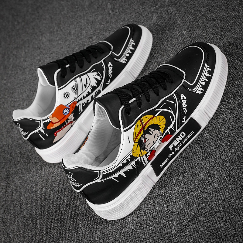 Giày Air Force No. Anime Demon Slayer Cho Nam 1 Đôi Vớ Cao Cổ Họa Tiết Hoạt Hình Graffi