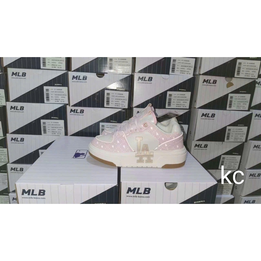 Giày Thể Thao mlb la sc Màu Hồng size 36-39 Năng Động Thời Trang