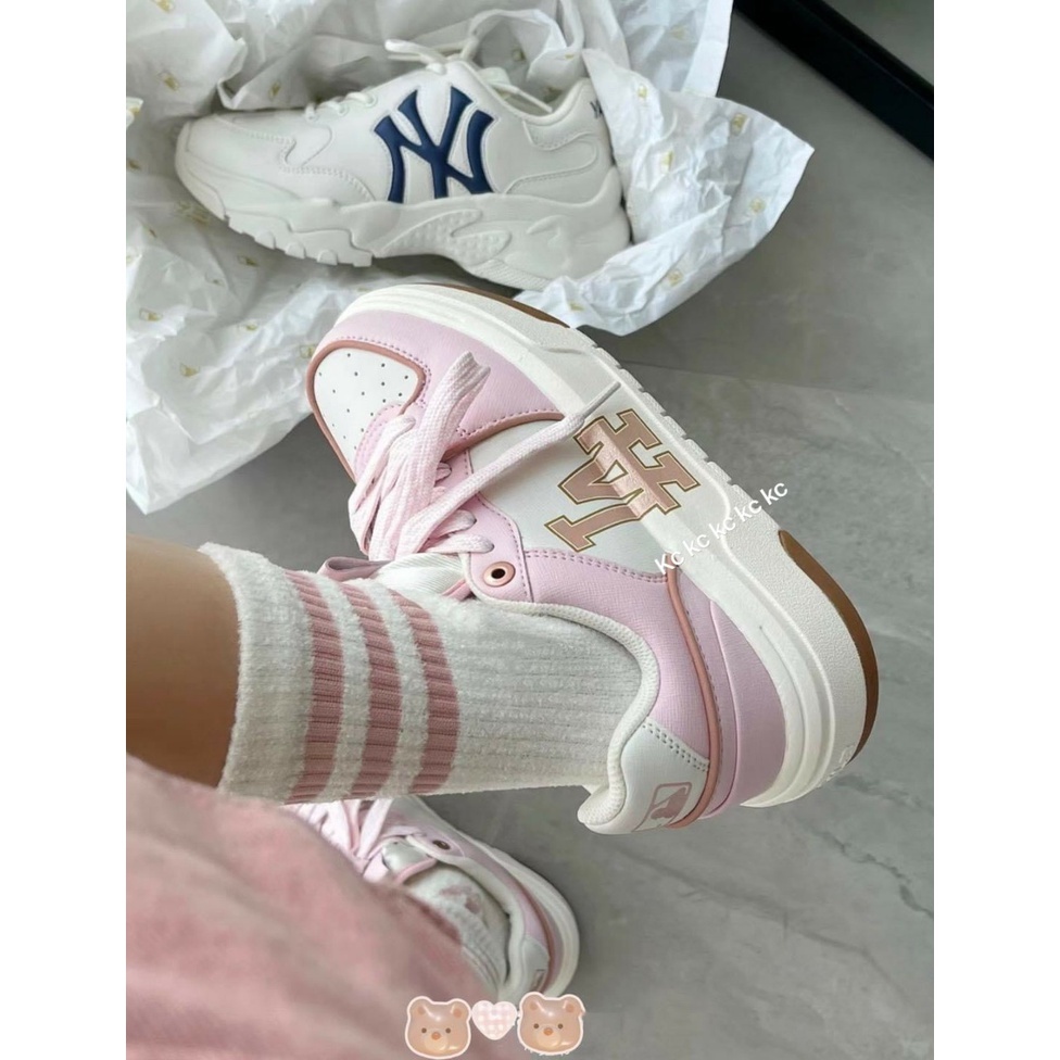 Giày Thể Thao mlb la sc Màu Hồng size 36-39 Năng Động Thời Trang