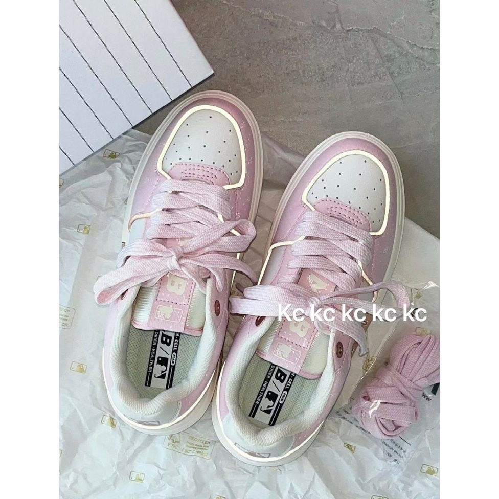 Giày Thể Thao mlb la sc Màu Hồng size 36-39 Năng Động Thời Trang