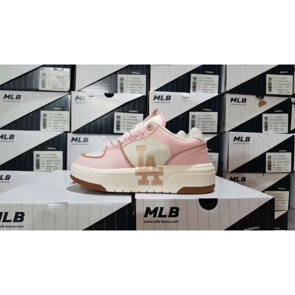 Giày Thể Thao mlb la sc Màu Hồng size 36-39 Năng Động Thời Trang